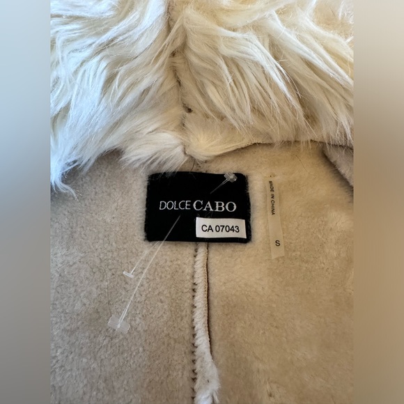 Dolce Cabo Faux Fur Vest NWOT Size Small - Picture 6 of 9